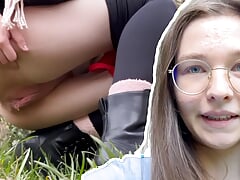 18yo Outdoor coupled with Public Mix. Masturbation coupled with Pissing