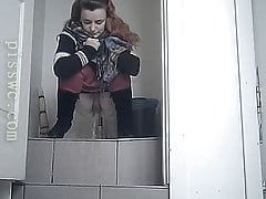 Voyeur girls missing the toilet - 02