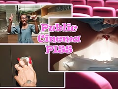 Pissing round the cinema!