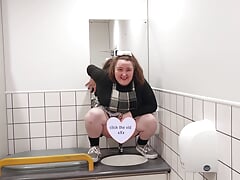 Pissing In Public Toilet Sink RISKY!!!