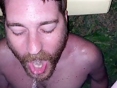 The wife has to piss